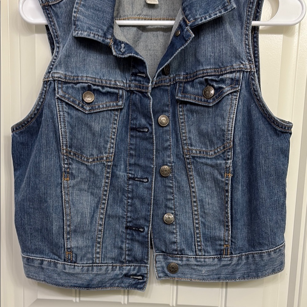 Fossil‎ Denim Sleeveless Vest - Picture 4 of 7